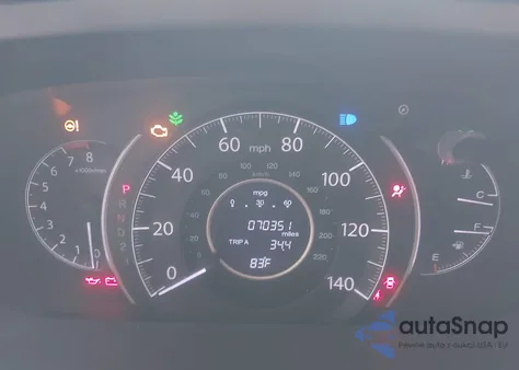 2014 Honda Cr-V Ex-L z USA, uszkodzony, nr VIN 2HKRM3H77EH511116